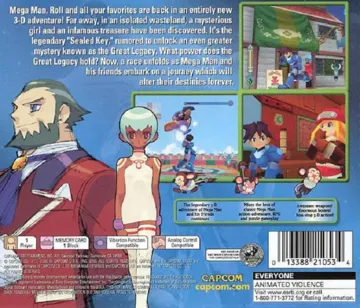 Mega Man Legends 2 (US) box cover back